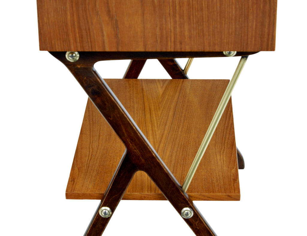 Mid 20th Century Scandinavian Modern Teak Side Table — image 5