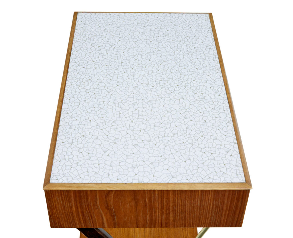 Mid 20th Century Scandinavian Modern Teak Side Table — image 4