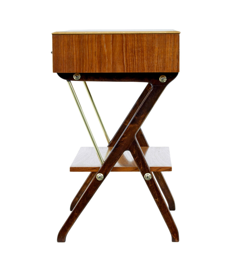 Mid 20th Century Scandinavian Modern Teak Side Table — image 7
