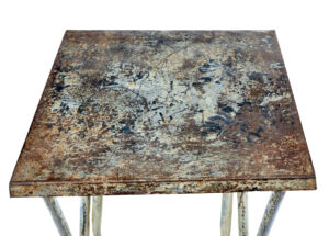Mid Century Industrial Folding Side Table — thumbnail 3