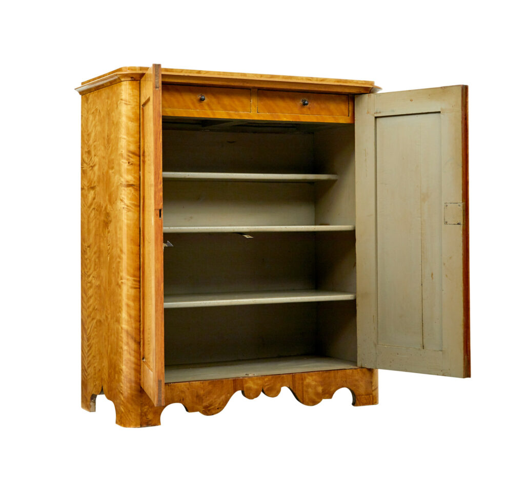 19th Century Swedish Birch Cupboard — image 11