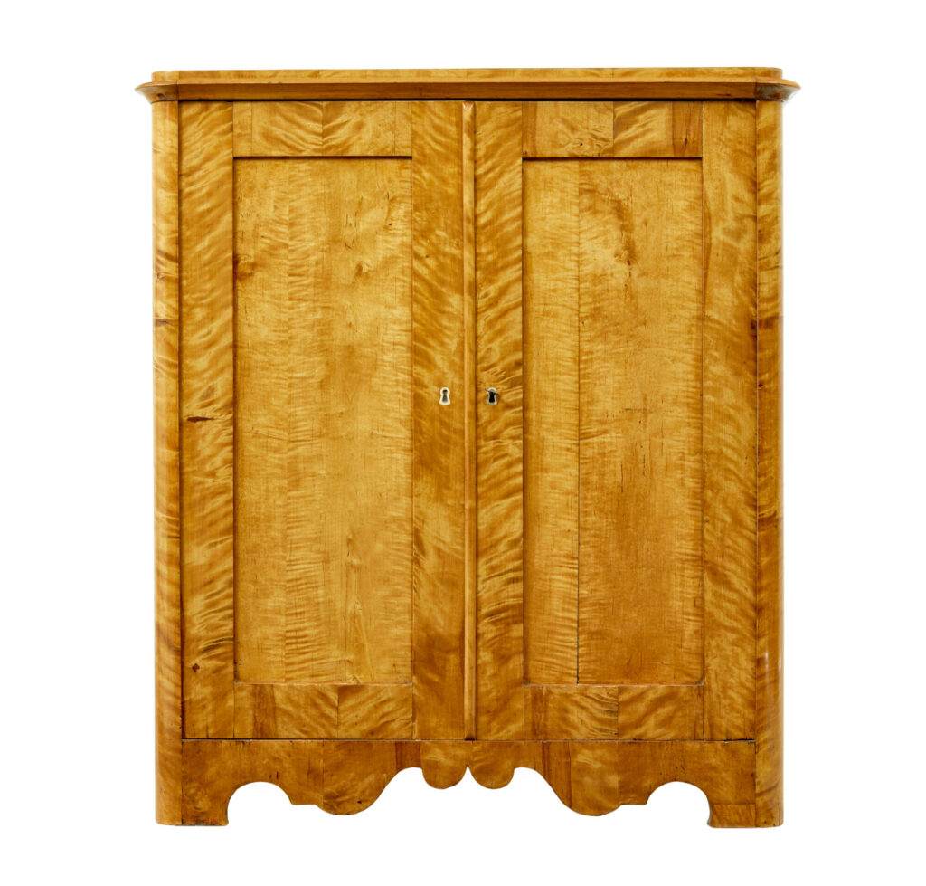 19th Century Swedish Birch Cupboard — image 9
