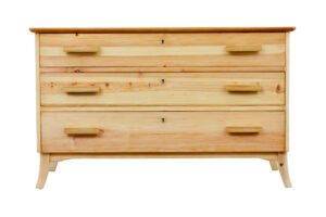 Mid 20th Century Swedish Pine Chest of Drawers — thumbnail 6