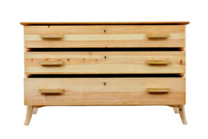 Mid 20th Century Swedish Pine Chest of Drawers — thumbnail 5