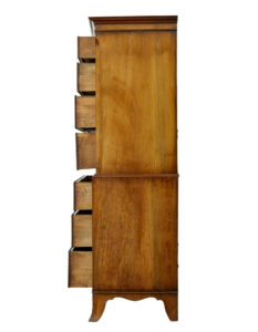 Late Georgian 19th Century Walnut Chest on Chest — thumbnail 6
