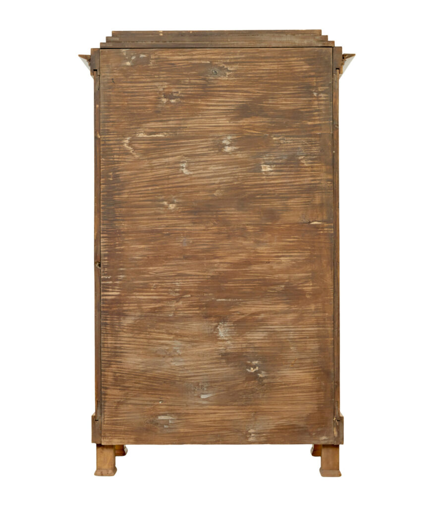 Fine Pair of Biedermeier Glazed Elm Display Cabinets — image 5
