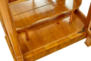 Fine Pair of Biedermeier Glazed Elm Display Cabinets — thumbnail 3