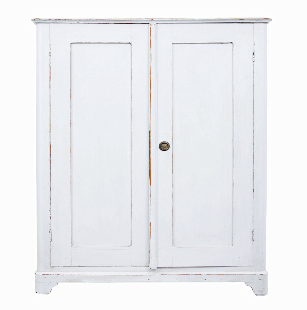 19th Century Swedish Painted Pine Cupboard — image 3