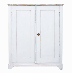 19th Century Swedish Painted Pine Cupboard — thumbnail 3