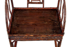 Pair of 19th Century Bamboo Canework Chinese Chairs — thumbnail 6