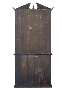 19th Century Inlaid Oak Architectural Cabinet Bookcase — thumbnail 7