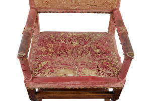 Set of 4 19th Century Walnut Coronation Armchairs — thumbnail 6
