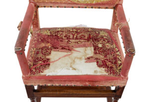 Set of 4 19th Century Walnut Coronation Armchairs — thumbnail 5