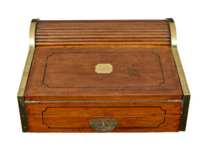 19th Century Campaign Metamorphic Camphor Writing Slope — thumbnail 5