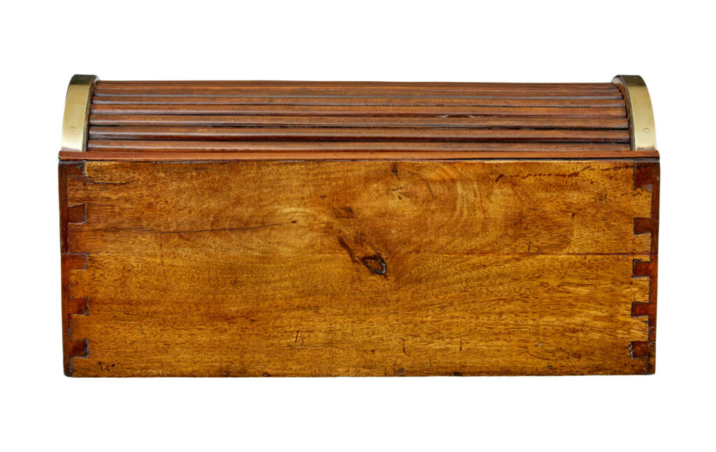19th Century Campaign Metamorphic Camphor Writing Slope — image 3