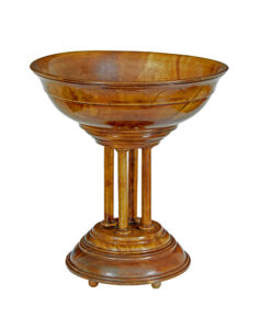 19TH CENTURY ITALIAN CARVED WALNUT TAZZA