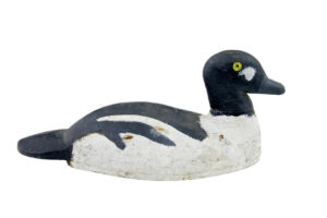Early 20th Century Carved Hand Painted Decoy Duck — thumbnail 6