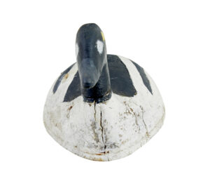 Early 20th Century Carved Hand Painted Decoy Duck — thumbnail 5