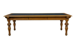 Large 19th Century Carved Oak Library Table — thumbnail 7