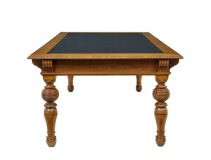 Large 19th Century Carved Oak Library Table — thumbnail 6