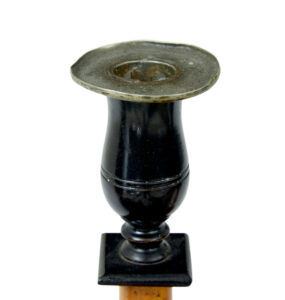 Pair of Swedish 19th Century Karl Johan Masur Birch Candlesticks — thumbnail 4