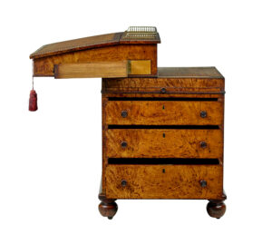 Mid 19th Century Pollard Oak Davenport Desk — thumbnail 11