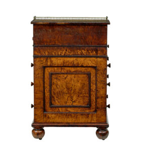 Mid 19th Century Pollard Oak Davenport Desk — thumbnail 10