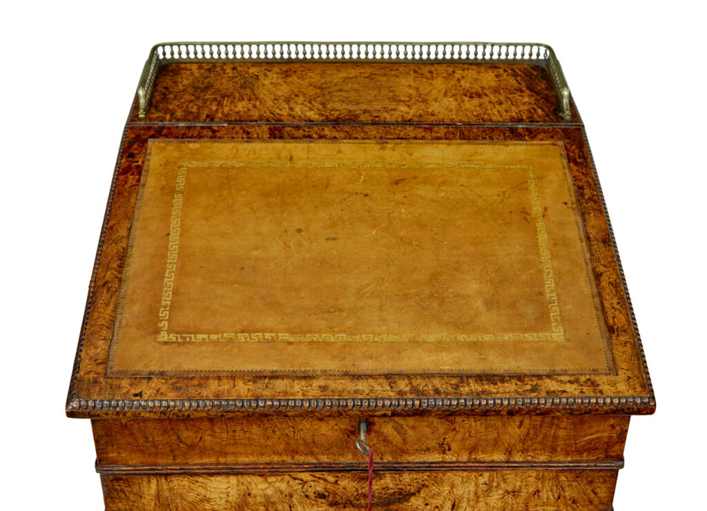Mid 19th Century Pollard Oak Davenport Desk — image 8