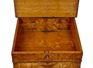Mid 19th Century Pollard Oak Davenport Desk — thumbnail 7