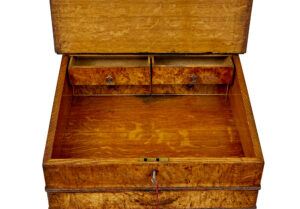 Mid 19th Century Pollard Oak Davenport Desk — thumbnail 6