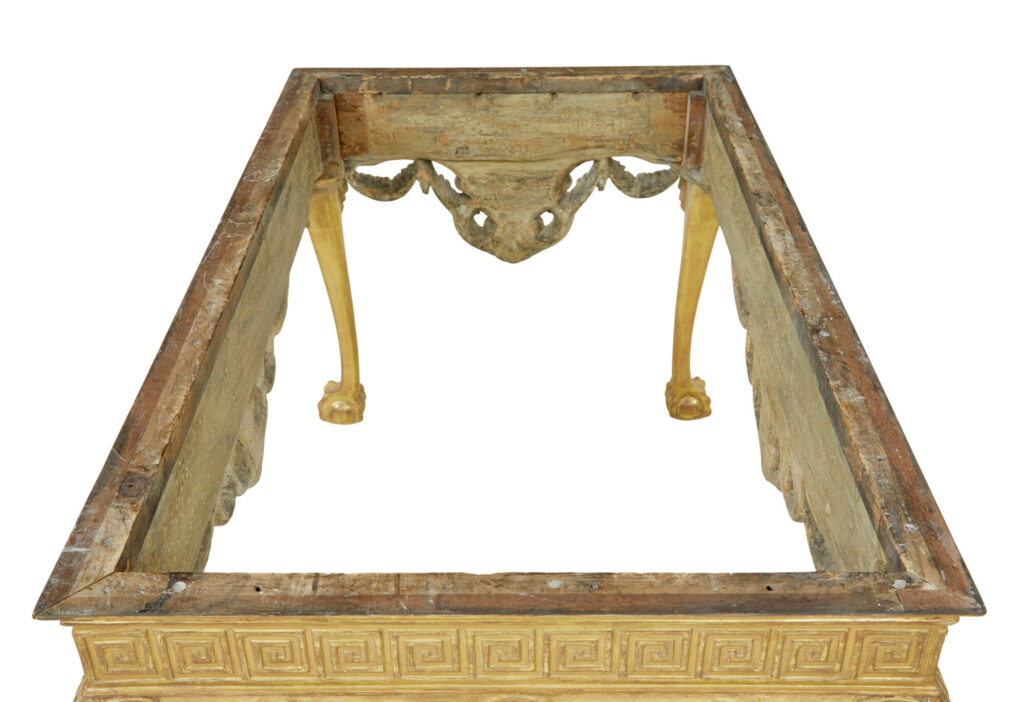 19th Century George Ii Influenced Marble Top Center Table — image 15