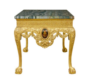 19th Century George Ii Influenced Marble Top Center Table — thumbnail 13