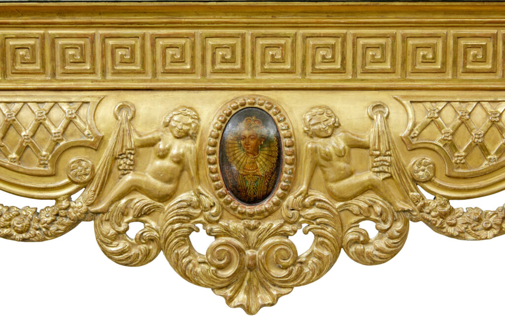 19th Century George Ii Influenced Marble Top Center Table — image 5