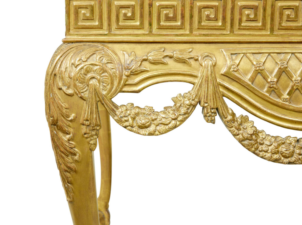 19th Century George Ii Influenced Marble Top Center Table — image 4