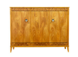Swedish Mid Century Modern Elm and Birch Sideboard — thumbnail 11