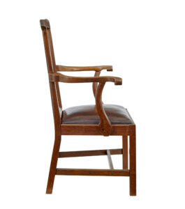 19th Century Shepherds Crook Oak Armchair — thumbnail 6