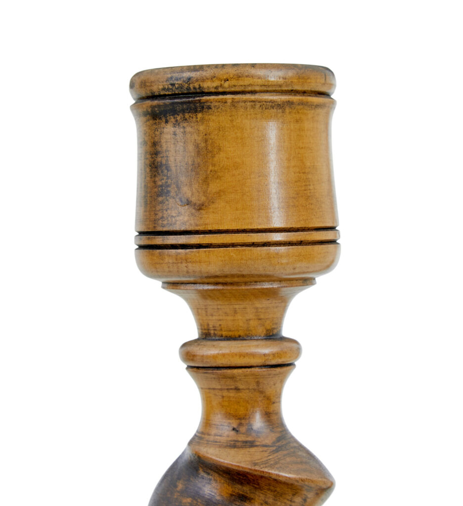 Pair of Large Early 20th Century Candlesticks — image 3