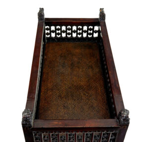 19th Century Chinese Lacquered Childs Bed — thumbnail 3