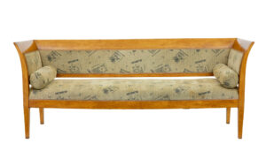 Swedish 19th Century 7 Piece Burr Birch Living Room Suite — thumbnail 7