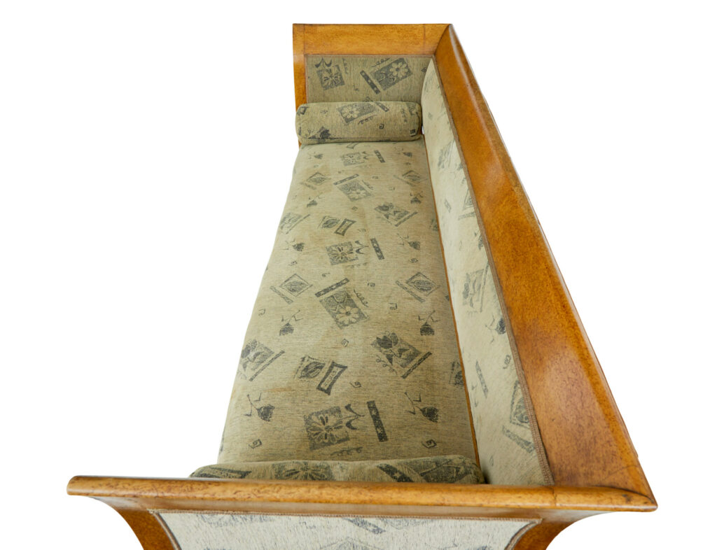 Swedish 19th Century 7 Piece Burr Birch Living Room Suite — image 3