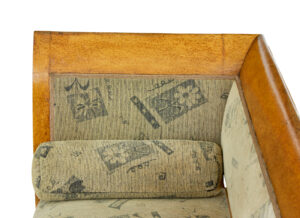 Swedish 19th Century 7 Piece Burr Birch Living Room Suite — thumbnail 2