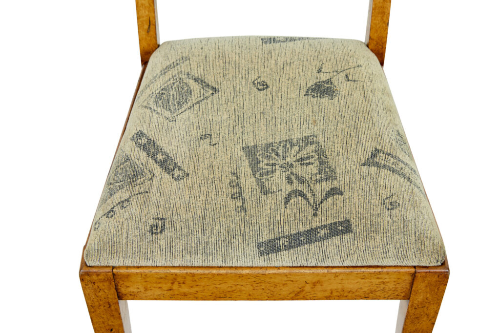 Swedish 19th Century 7 Piece Burr Birch Living Room Suite — image 9
