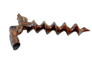 Rare 19th Century Decorative Carved Treen Corkscrew — thumbnail 4