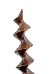 Rare 19th Century Decorative Carved Treen Corkscrew — thumbnail 2