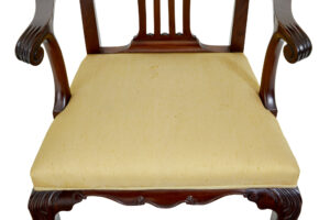 Pair of 19th Century Chippendale Design Mahogany Armchairs — thumbnail 6