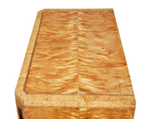 Swedish Biedermeier 19th Century Inlaid Birch Chest of Drawers — thumbnail 8