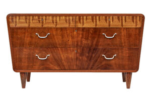 Mid 20th Century Scandinavian Inlaid Chest of Drawers — thumbnail 3