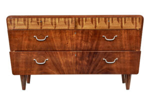Mid 20th Century Scandinavian Inlaid Chest of Drawers — thumbnail 2
