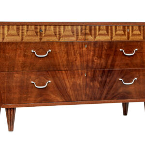 MID 20TH CENTURY SCANDINAVIAN INLAID CHEST OF DRAWERS