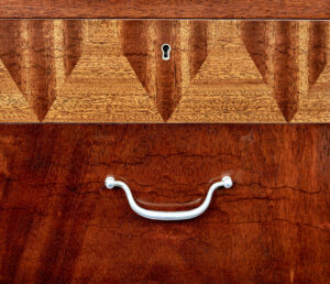Mid 20th Century Scandinavian Inlaid Chest of Drawers — thumbnail 4